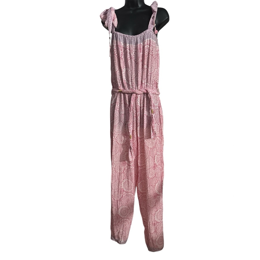 Alicia Bell Pink Patterned Women's Romper - Picture 2 of 9